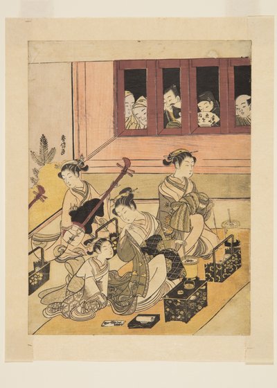 The Watchers and the Watched by Suzuki Harunobu