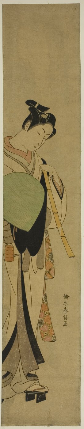 Museum Art Reproductions Man And Woman Playing Shogi by Suzuki Harunobu  (1725-1770, Japan)