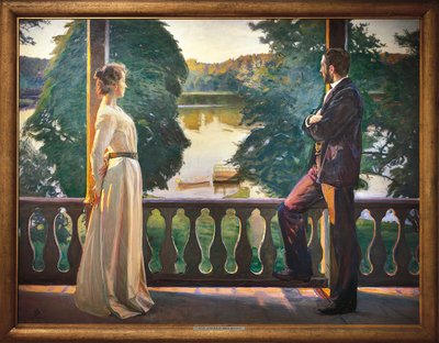 Nordic Summer Evening by Sven Richard Bergh