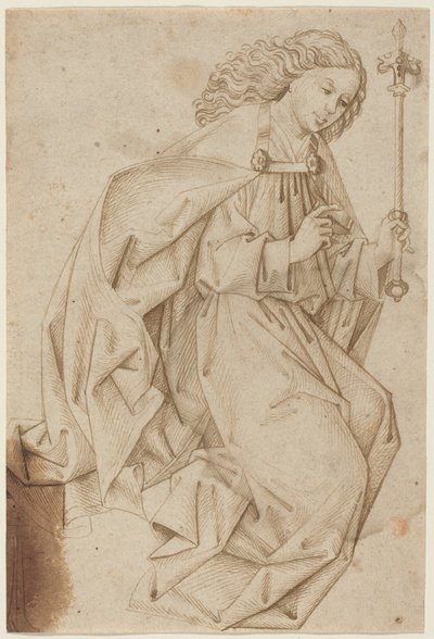 The Angel of the Annunciation by Swabian School