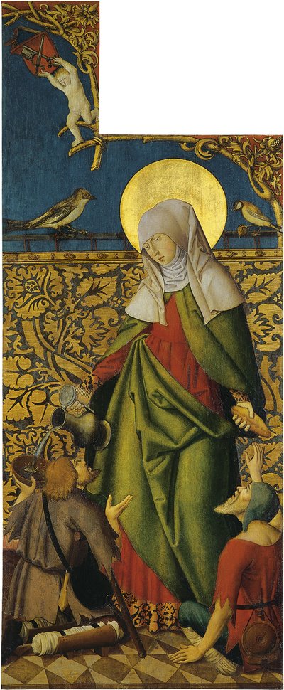 Saint Elizabeth with Two Beggars by Swabian master