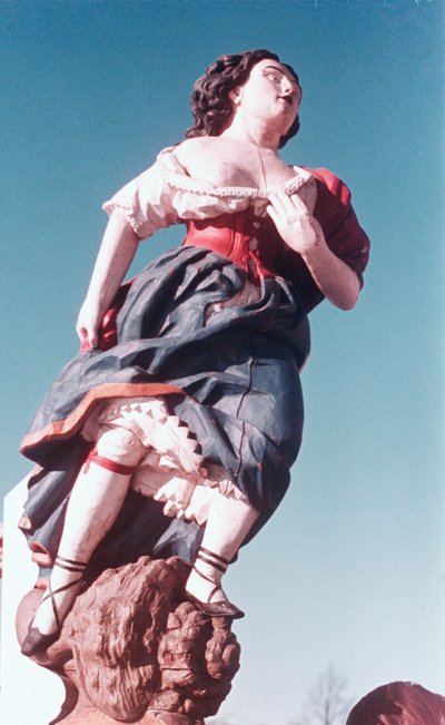 Figurehead from unknown sailing ship, mid-18th century by Swedish School