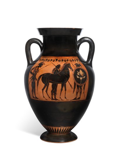 Attic black-figured amphora, c.540-520 BC by Swing Painter (attr.to)
