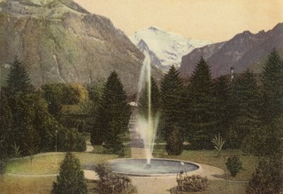 Berner Oberland: Interlaken, Kurgarten by Swiss Photographer