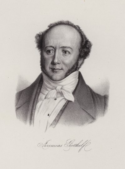 Albert Bitzius, Swiss novelist who wrote under the pen name, Jeremias Gotthelf by Swiss School