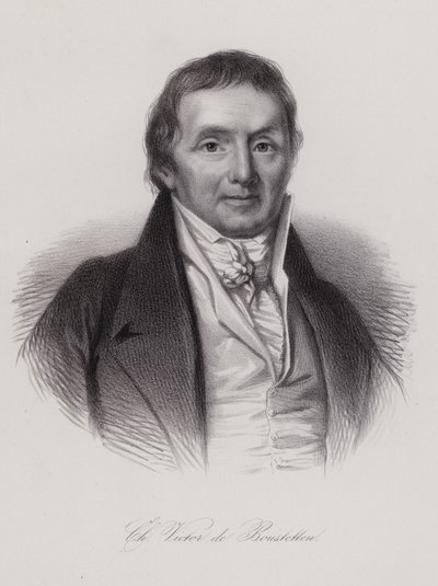 Charles Victor de Bonstetten, Swiss politician and writer by Swiss School