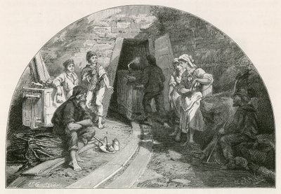 Entrance to the Salt Mines of Bex by Swiss School