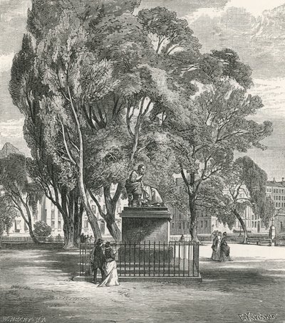 Monument to Rousseau on Rousseau