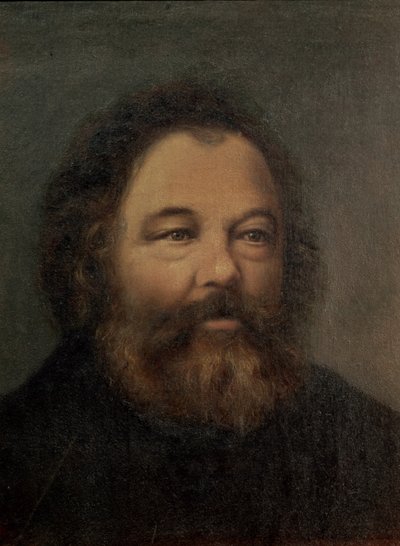 Portrait of Mikhail Aleksandrovitch Bakunin, c.1865 by Swiss School