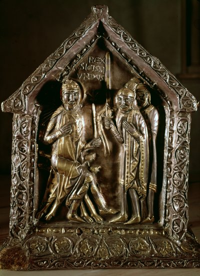 Reliquary chest of the sons of St. Sigismund by Swiss School