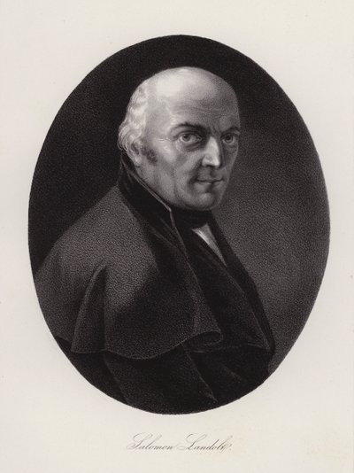 Salomon Landolt, Swiss politician by Swiss School