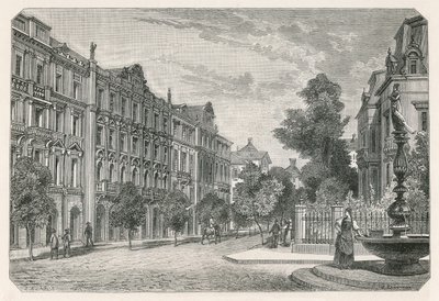 The Bahnhofstrasse (Railway Street), Zurich by Swiss School