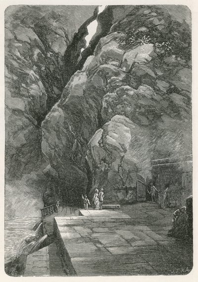 The sources of the Hot Springs at Pfaffers by Swiss School