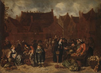 Vegetable Market by Sybrandt van Beest
