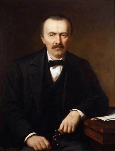 Portrait of Heinrich Schliemann by Sydney Hodges