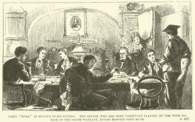 Illustration for Tom Brown at Oxford by Thomas Hughes by Sydney Prior (after) Hall