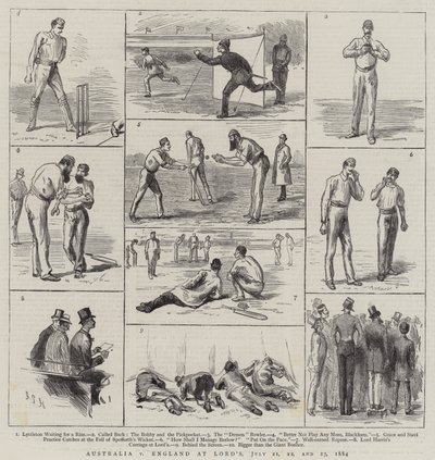 Australia Versus England at Lord