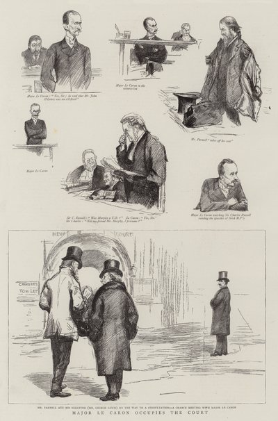 Major Le Caron occupies the Court by Sydney Prior Hall