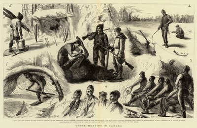 Moose Hunting in Canada by Sydney Prior Hall