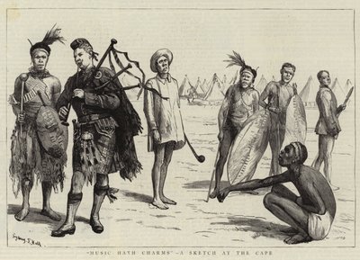 Music Hath Charms, a Sketch at the Cape by Sydney Prior Hall