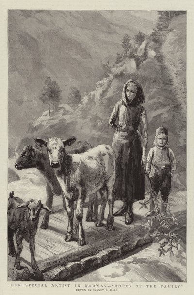 Our Special Artist in Norway, Hopes of the Family by Sydney Prior Hall