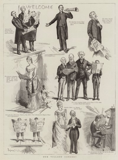 Our Village Concert by Sydney Prior Hall