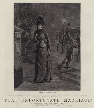 That Unfortunate Marriage by Sydney Prior Hall