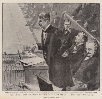 The Army Supplementary Estimates, Mr Wyndham Making His Statement by Sydney Prior Hall