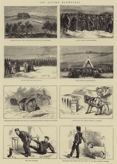 The Autumn Manoeuvres by Sydney Prior Hall