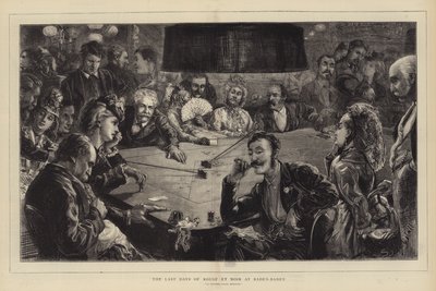 The Last Days of Rouge et Noir at Baden-Baden by Sydney Prior Hall