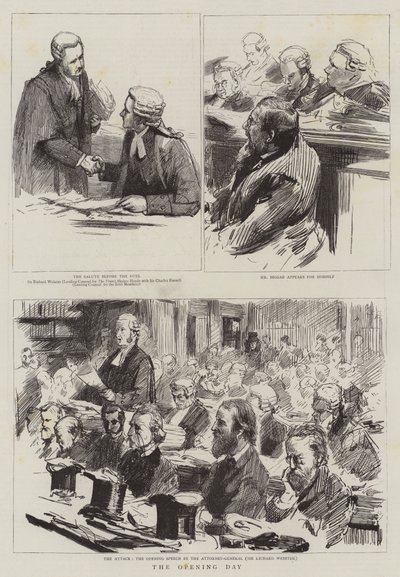The Opening Day by Sydney Prior Hall