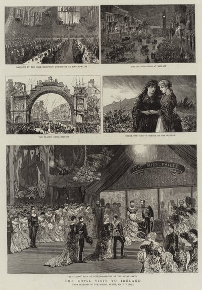 The Royal Visit to Ireland by Sydney Prior Hall