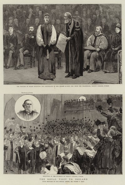 The Royal Visit to Ireland by Sydney Prior Hall