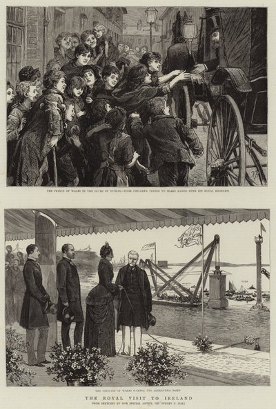 The Royal Visit to Ireland by Sydney Prior Hall