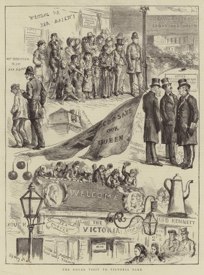 The Royal Visit to Victoria Park by Sydney Prior Hall