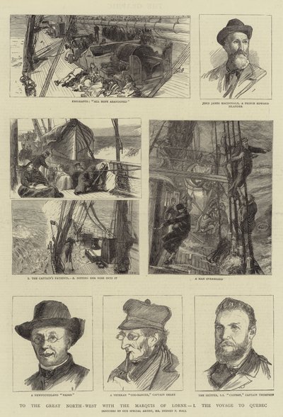 To the Great North-West with the Marquis of Lorne, I, the Voyage to Quebec by Sydney Prior Hall