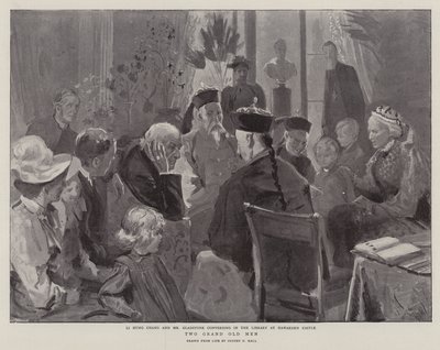 Two Grand Old Men by Sydney Prior Hall