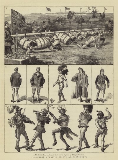 Volunteer Athletic Sports at Portsmouth by Sydney Prior Hall