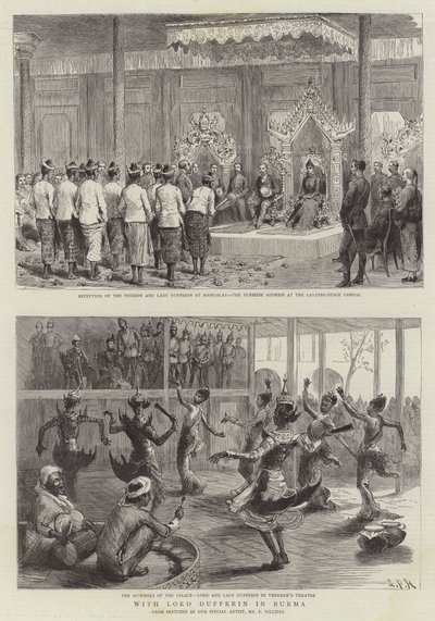 With Lord Dufferin in Burma by Sydney Prior Hall
