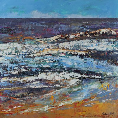 Frothy Shore, 2021 by Sylvia Paul