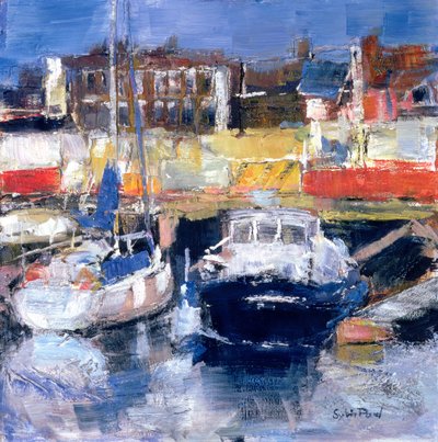 Lowestoft Harbour View by Sylvia Paul