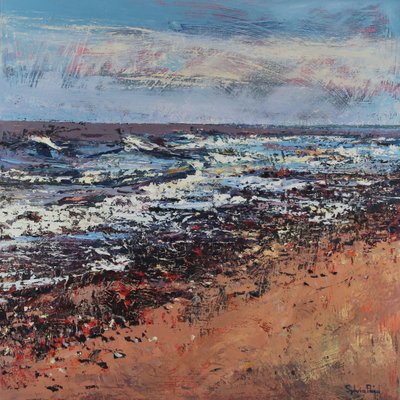 Shingle Shoreline, 2021 by Sylvia Paul