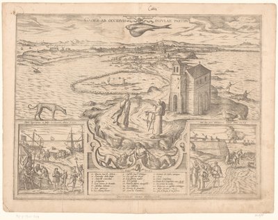 View of the Peninsula of Cádiz by Symon Novelanus (possibly)