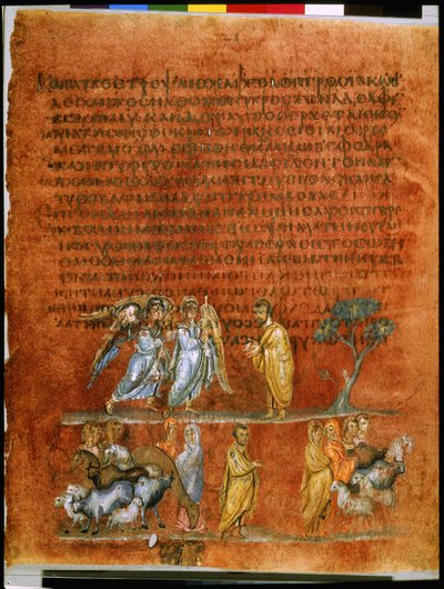 Two Angel Messengers Reporting Esau