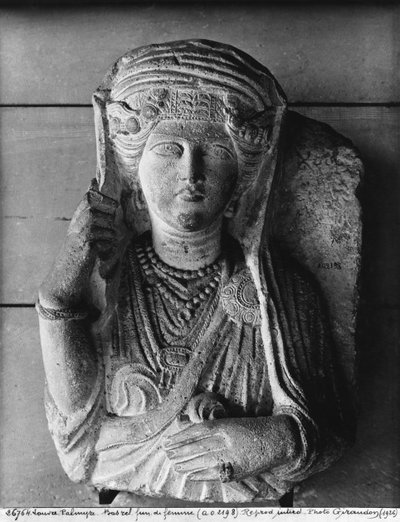 Funerary relief of a female figure, from Palmyra, Syria by Syrian School