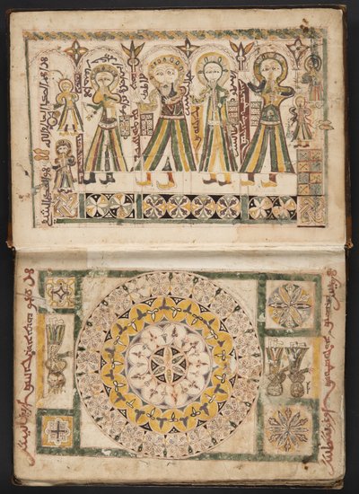 Frontispiece Depicting Ahiqar, Plato, Galen and Aristotle, from 