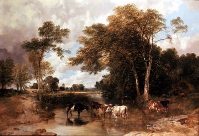 Wooded River Landscape by T.S. and Lee F.R. Cooper