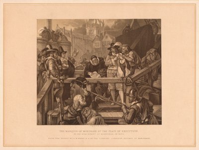 The Marquis of Montrose at the Place of Execution, 1650 1878 by T Bauer