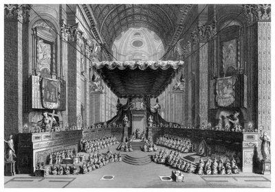 Canonization of Saints in St Peters Church, Rome by T. Brown