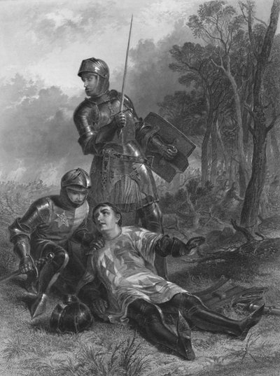 The Death of the Earl of Warwick King Henry VI by T. Brown